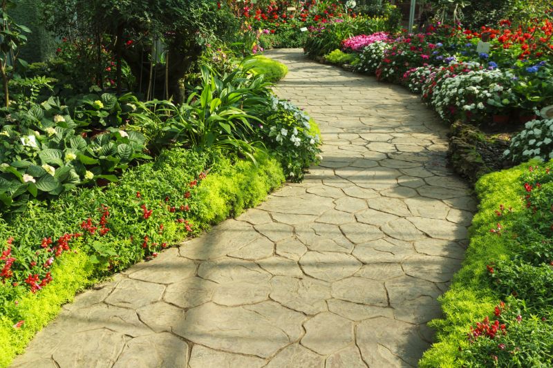 Flagstone Walkway Installation
