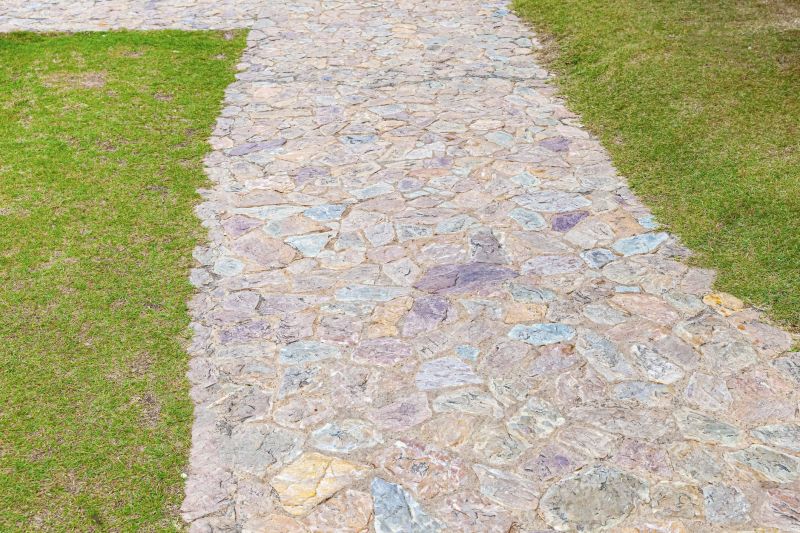 Natural Stone Paver Path